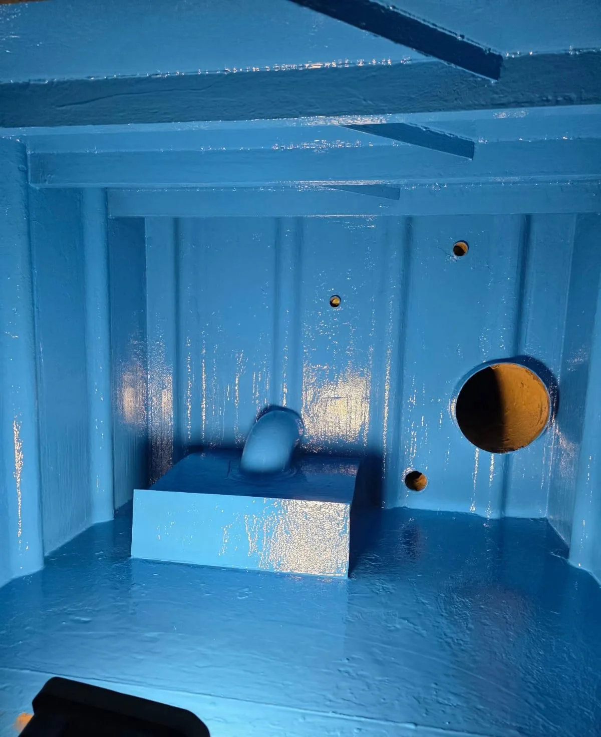 Sprinklerbehälter nach der Sanierung